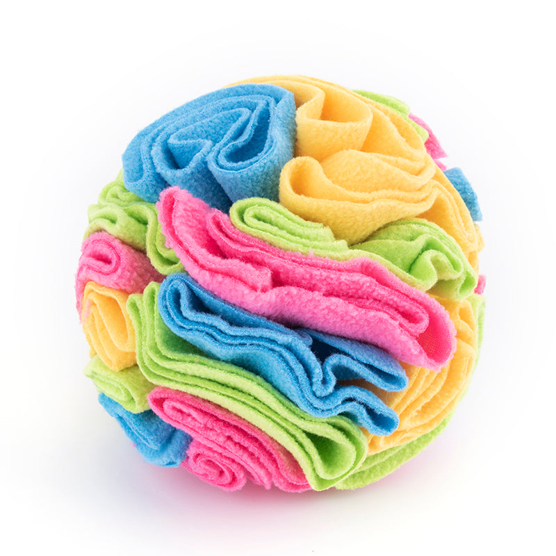 Snuffle Ball Interactive Dog Toys Ball Dog Brain Mental Stimulating Puzzle Toys for Dogs Enrichment Game Feeding Mat for Stress Relief Portable Machine Washable