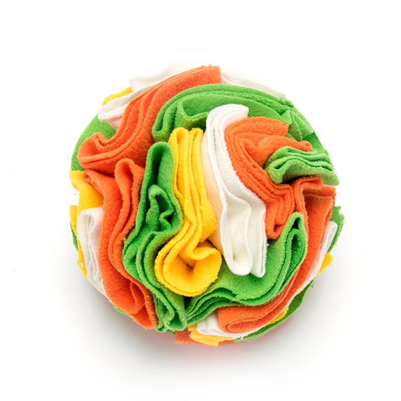 Snuffle Ball Interactive Dog Toys Ball Dog Brain Mental Stimulating Puzzle Toys for Dogs Enrichment Game Feeding Mat for Stress Relief Portable Machine Washable