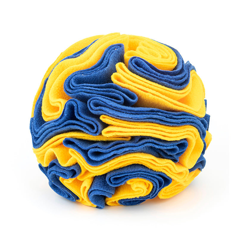 Snuffle Ball Interactive Dog Toys Ball Dog Brain Mental Stimulating Puzzle Toys for Dogs Enrichment Game Feeding Mat for Stress Relief Portable Machine Washable
