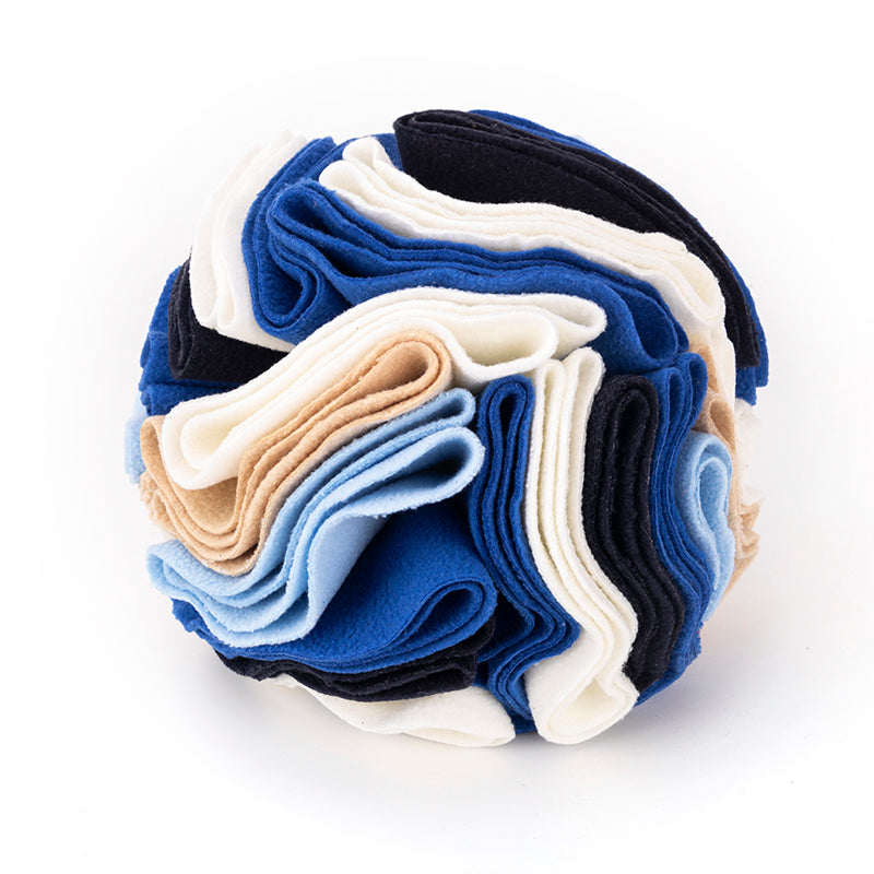 Snuffle Ball Interactive Dog Toys Ball Dog Brain Mental Stimulating Puzzle Toys for Dogs Enrichment Game Feeding Mat for Stress Relief Portable Machine Washable