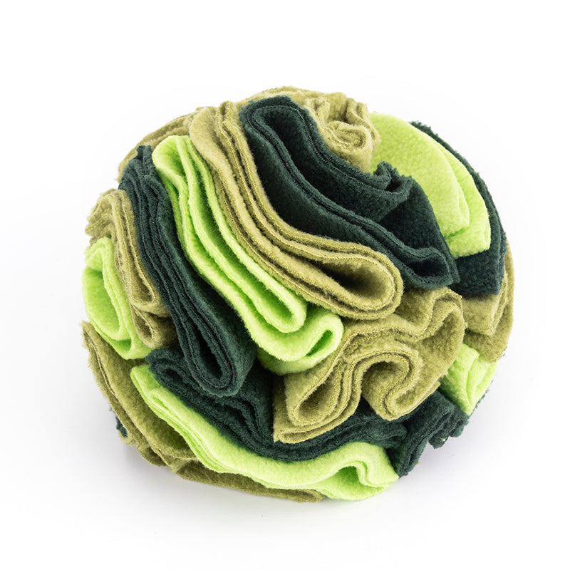 Snuffle Ball Interactive Dog Toys Ball Dog Brain Mental Stimulating Puzzle Toys for Dogs Enrichment Game Feeding Mat for Stress Relief Portable Machine Washable