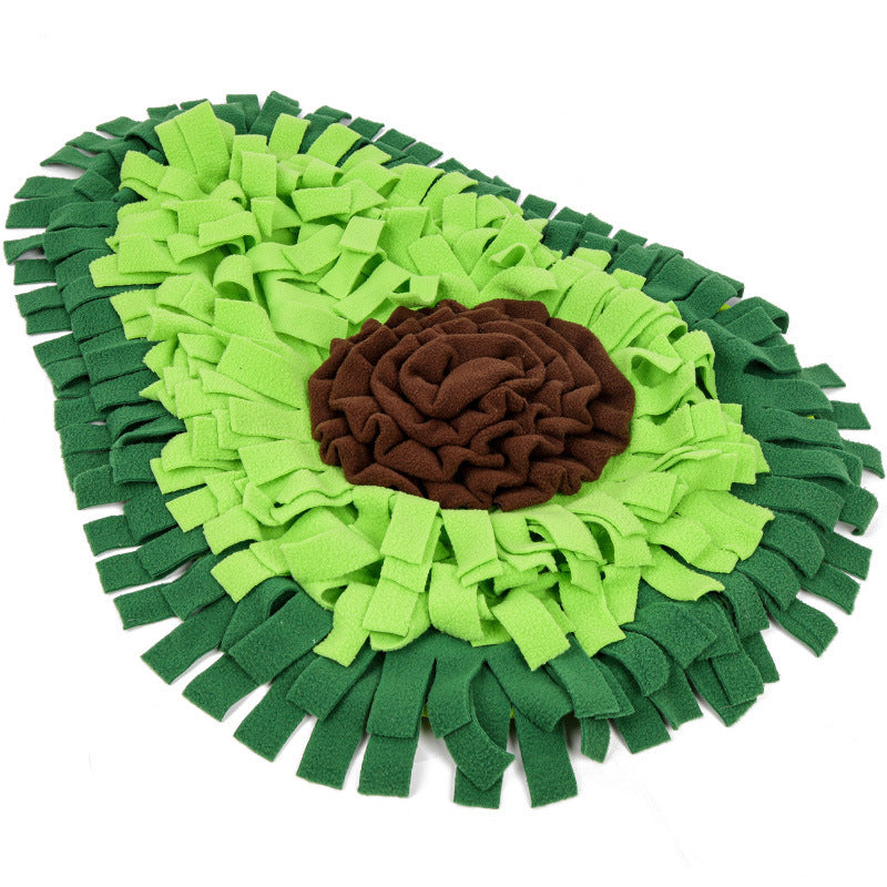 Dog Sniffing Mat  Snack Feeding Mat Boring Interactive Game Training Blanket Snuffle Feeding Training Mat