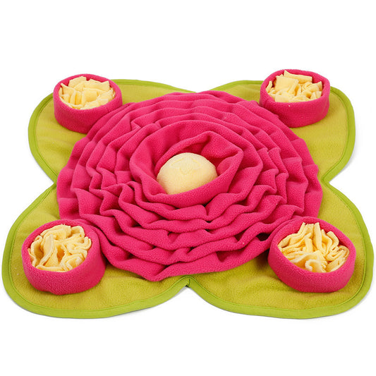 48*48 cm Pet dog sniffing mat training blanket toy