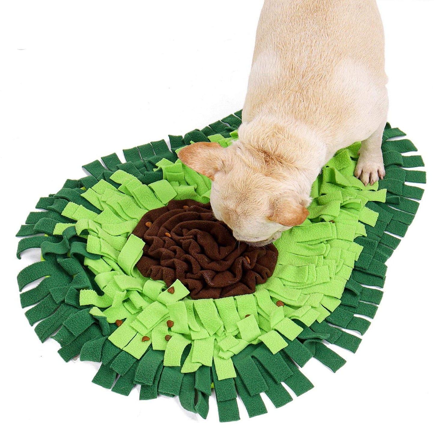 Dog Sniffing Mat  Snack Feeding Mat Boring Interactive Game Training Blanket Snuffle Feeding Training Mat