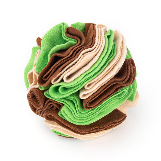 Snuffle Ball Interactive Dog Toys Ball Dog Brain Mental Stimulating Puzzle Toys for Dogs Enrichment Game Feeding Mat for Stress Relief Portable Machine Washable
