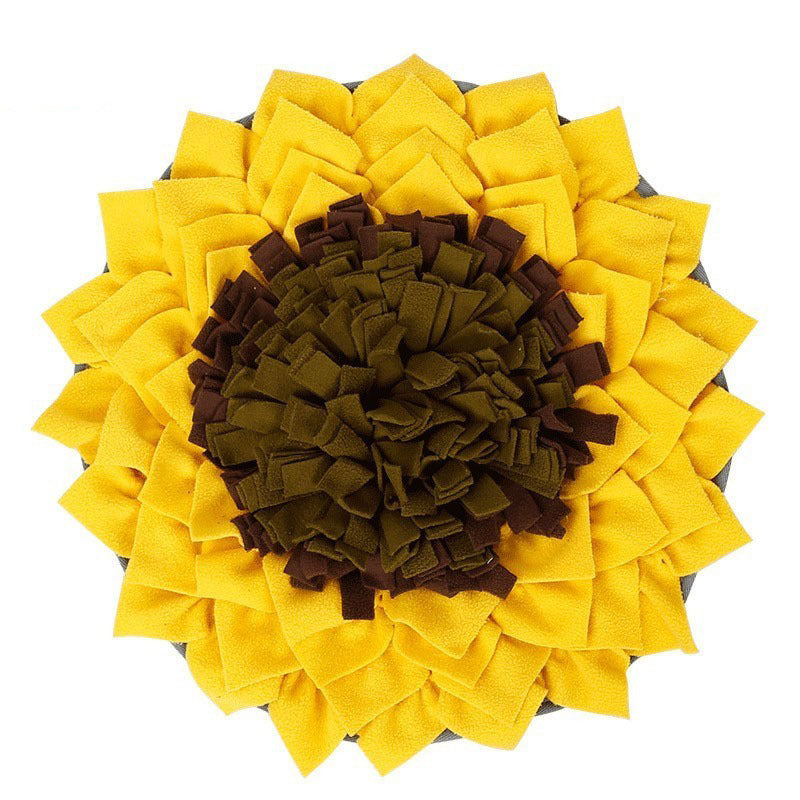 Dog Sniffing Mat  Snack Feeding Mat Boring Interactive Game Training Blanket Snuffle Feeding Training Mat