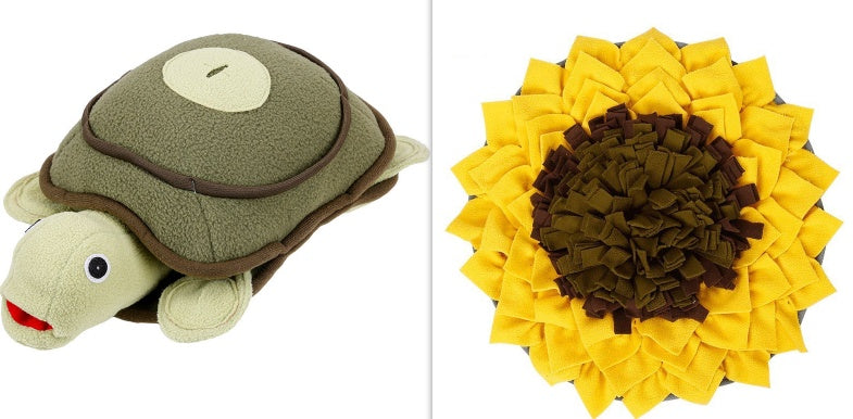 Dog Sniffing Mat  Snack Feeding Mat Boring Interactive Game Training Blanket Snuffle Feeding Training Mat
