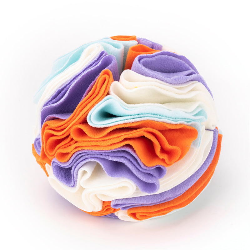 Snuffle Ball Interactive Dog Toys Ball Dog Brain Mental Stimulating Puzzle Toys for Dogs Enrichment Game Feeding Mat for Stress Relief Portable Machine Washable