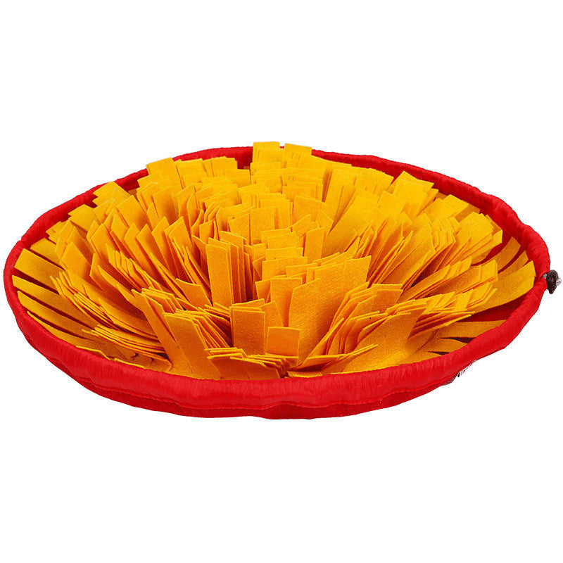 Dog Sniffing Mat  Snack Feeding Mat Boring Interactive Game Training Blanket Snuffle Feeding Training Mat