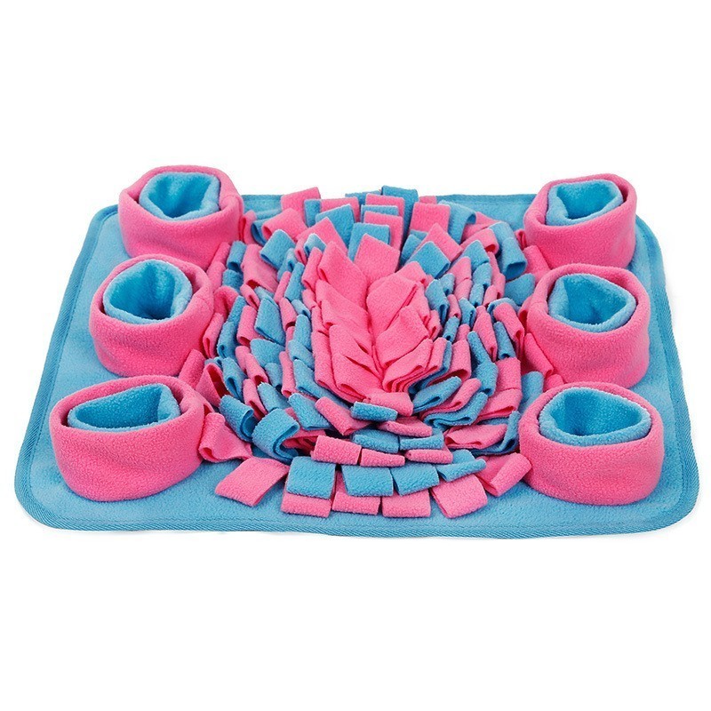 Dog Sniffing Mat  Snack Feeding Mat Boring Interactive Game Training Blanket Snuffle Feeding Training Mat
